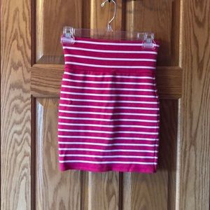 Striped Pencil skirt